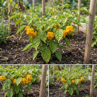 Yellow Brain Strain Pepper Planting Seeds