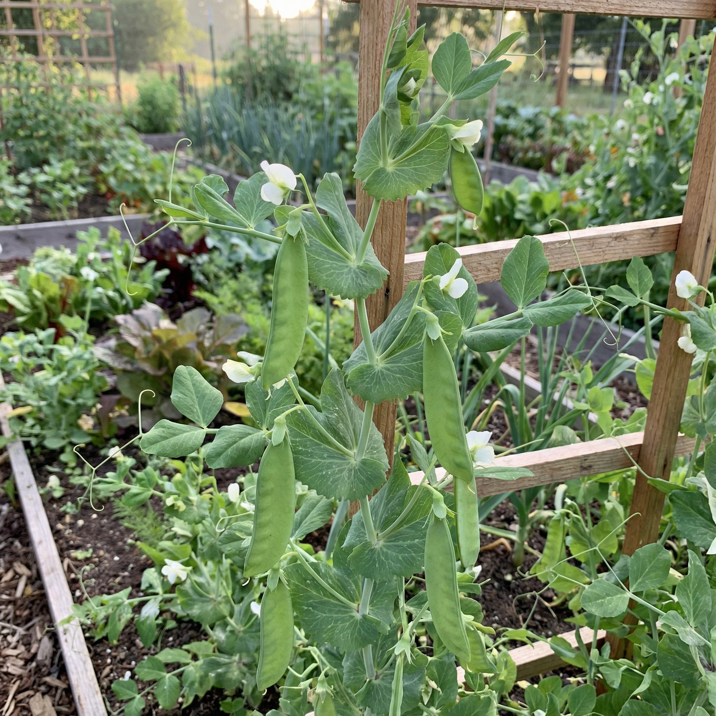 Oregon Sugar Pod Pea Seeds for Planting - Crisp and Sweet Edible Pods