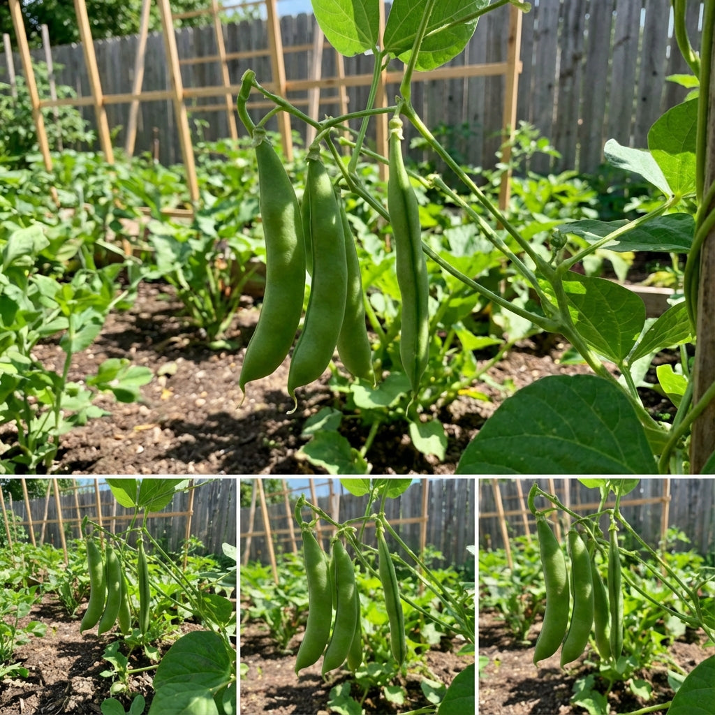 Green Aquadulce Bean Seeds - Ideal for Planting