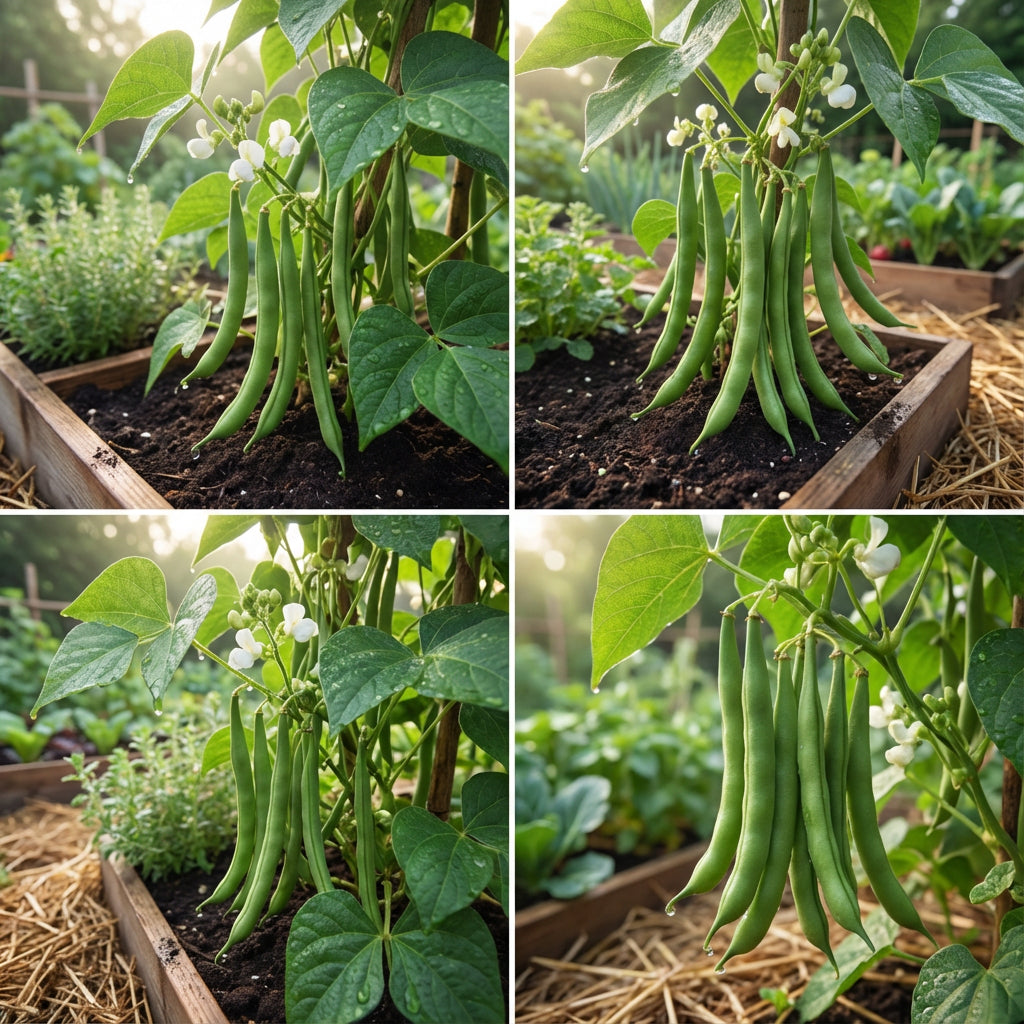 Green Aquadulce Bean Seeds - Ideal for Planting