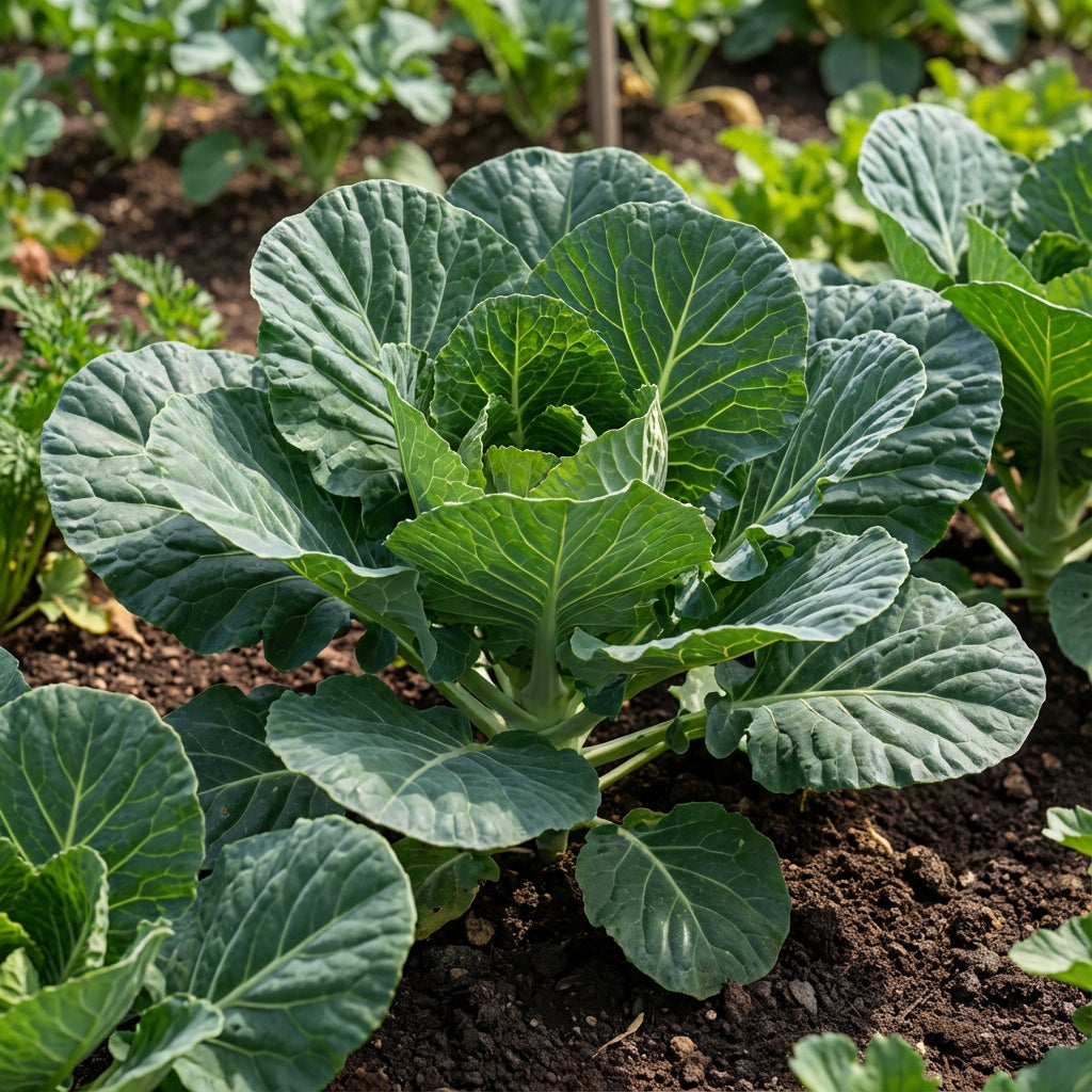 Green Georgia Collard Vegetable Seeds - Easy Planting