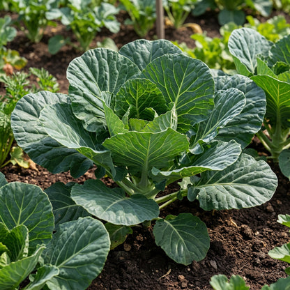 Green Georgia Collard Vegetable Seeds - Easy Planting