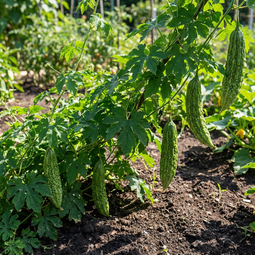 Green Bitter Melon Vegetable Seeds for Easy Planting