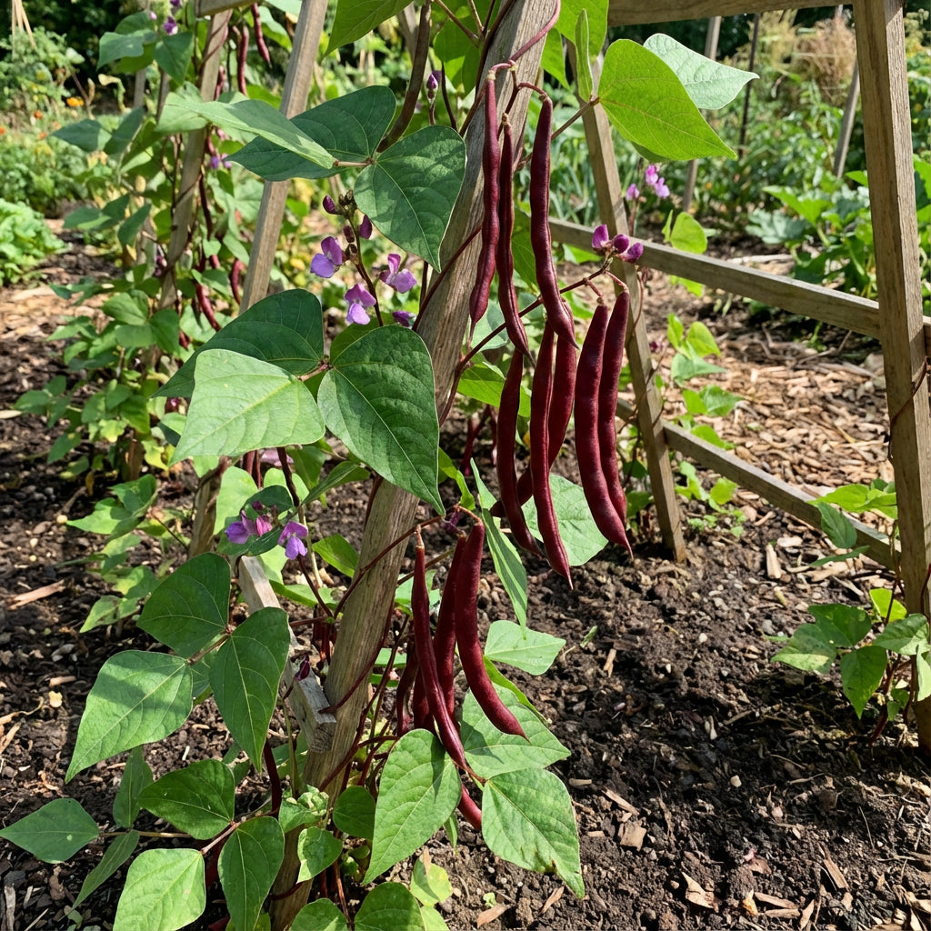 Red Pole Kidney Bean Vegetable Seeds for Easy Planting