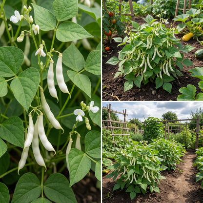 White Tepary Bean Seeds for Planting