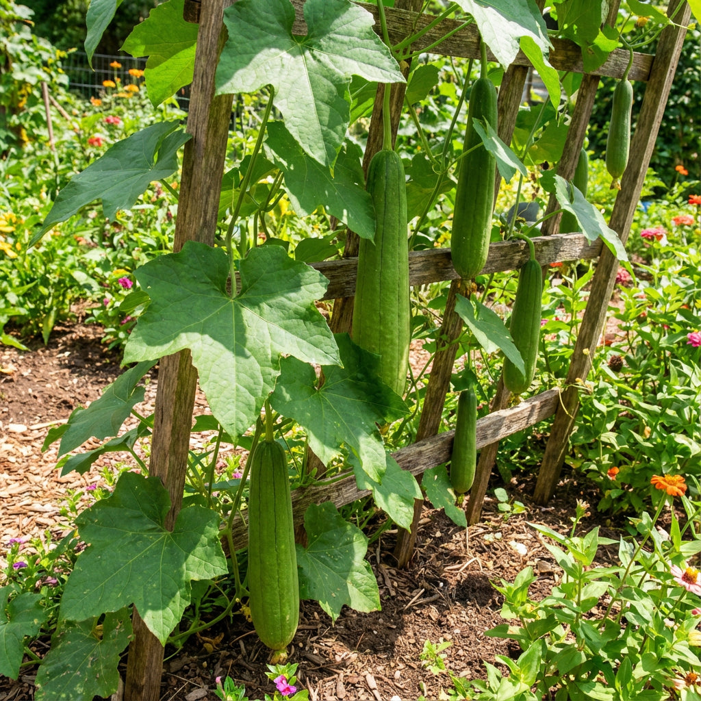 Green Zucca Luffa Seeds for Planting Vegetable Garden Essential