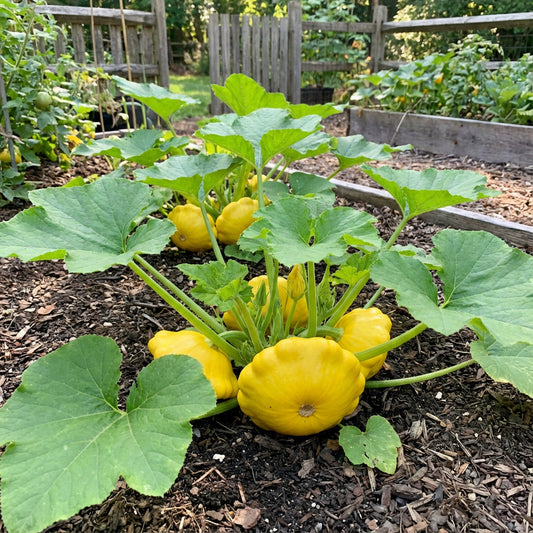 Yellow Scallop Vegetable Seeds Perfect for Planting
