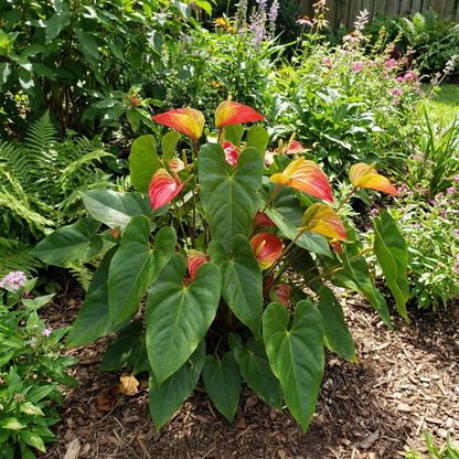 Exotic Red Yellow Anthurium Seeds for Planting and Gardening