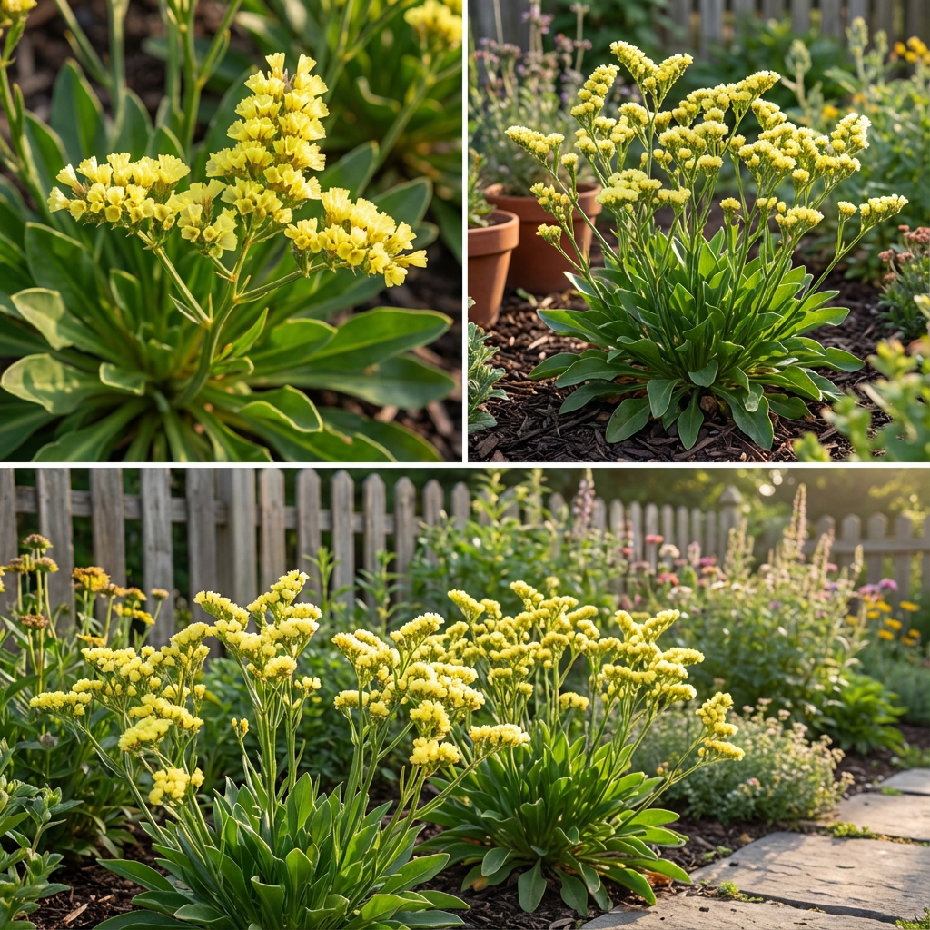 Yellow Statice Flower Seeds for Easy Planting and Hardy Blooms