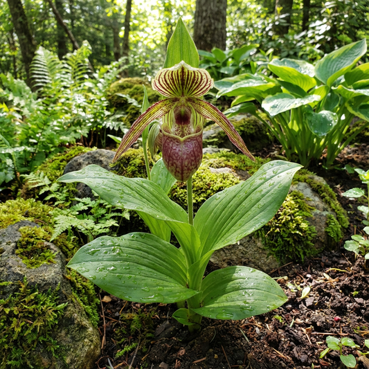 Slipper Orchid Plant Seeds for Stunning Floral Displays, Premium Quality Seeds for Gardening Enthusiasts