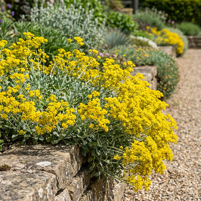 Yellow Aurinia Saxatilis Flower Seeds Planting