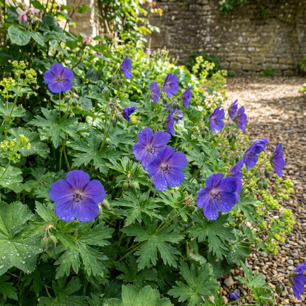 Cool-Climate Blue Geranium Flower Seeds for Easy Planting
