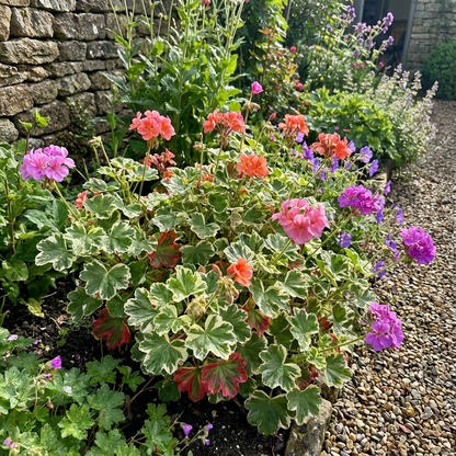 Mixed Leaf Geranium Rainbow Seeds for Planting