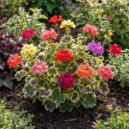Mixed Leaf Geranium Rainbow Seeds for Planting