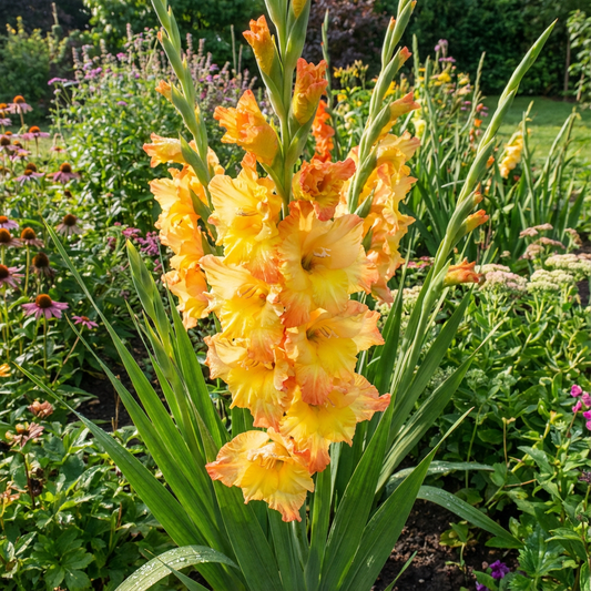 Yellow and Orange Gladiolus Flower Seeds for Planting