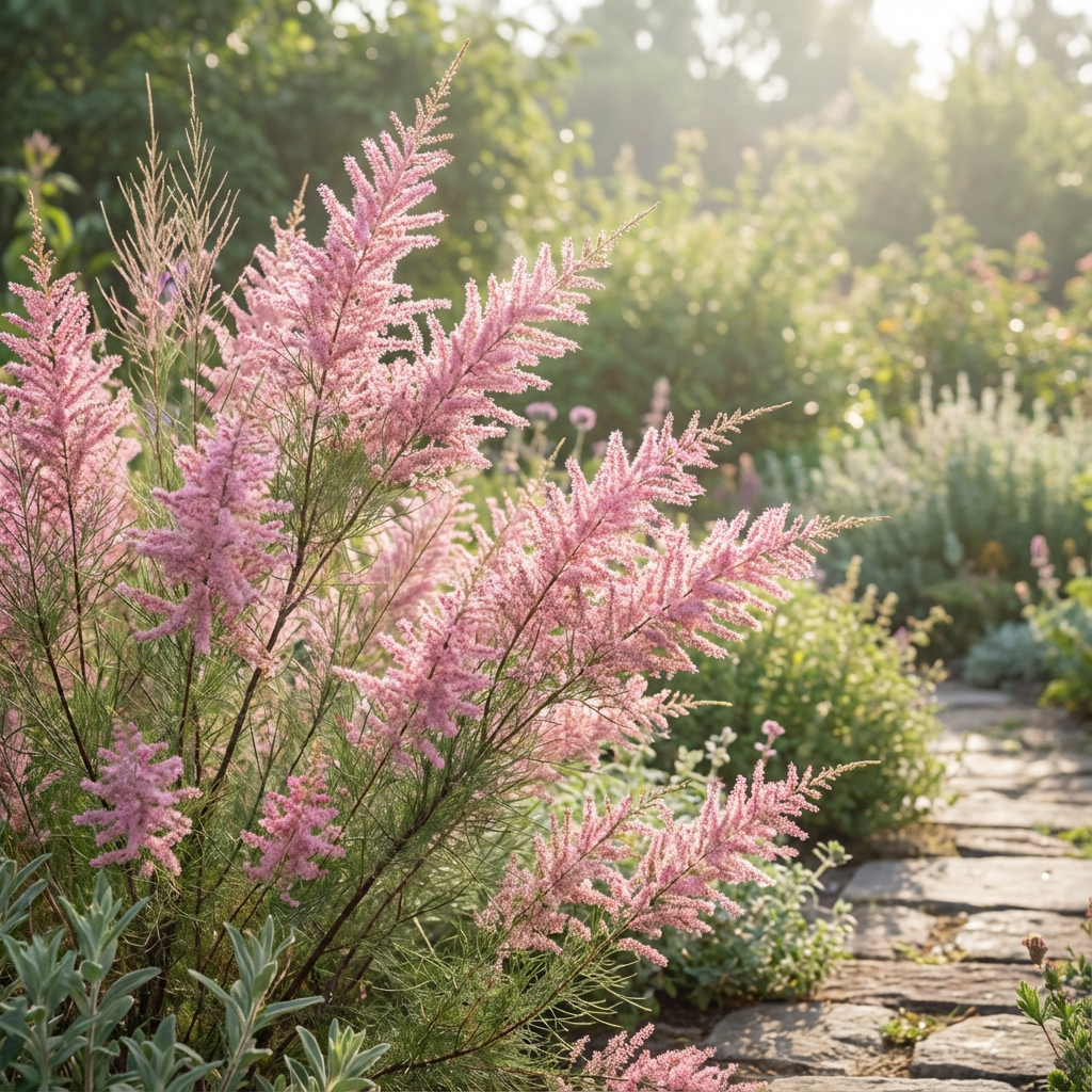 Pink Tamarix Ramosissima Seeds for Flowering  Elegant Garden Display