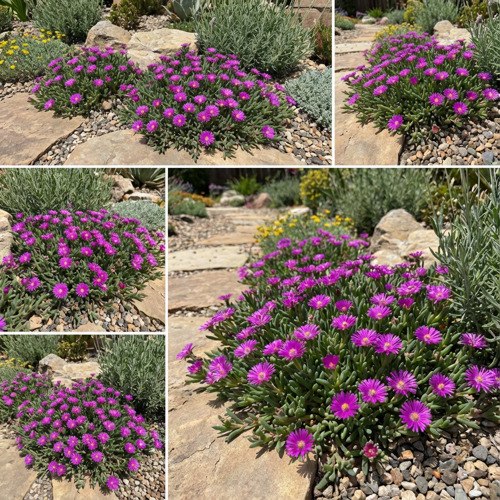 Lavender Delosperma Flower Seeds Kit  Grow Stunning Succulent Flowers