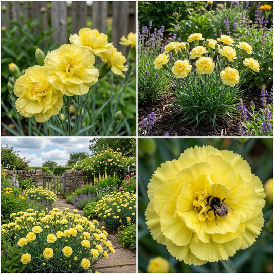 Yellow Carnation Flower Seeds Planting