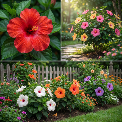 Hibiscus Flower Seeds for Planting & Growth