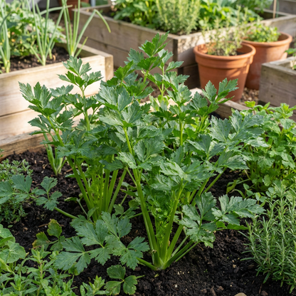 Chinese Celery Apium graveolens Seeds for Planting in Herb Garden and Vegetable Patch