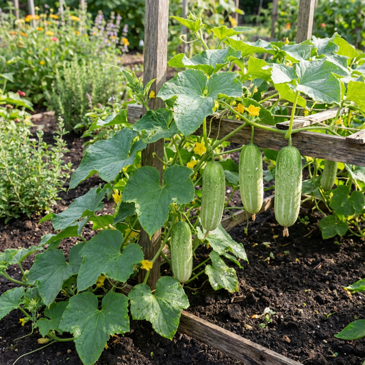 Thai Cucumber Cucumis sativus Seeds for Planting in Urban Garden and Vegetable Patch