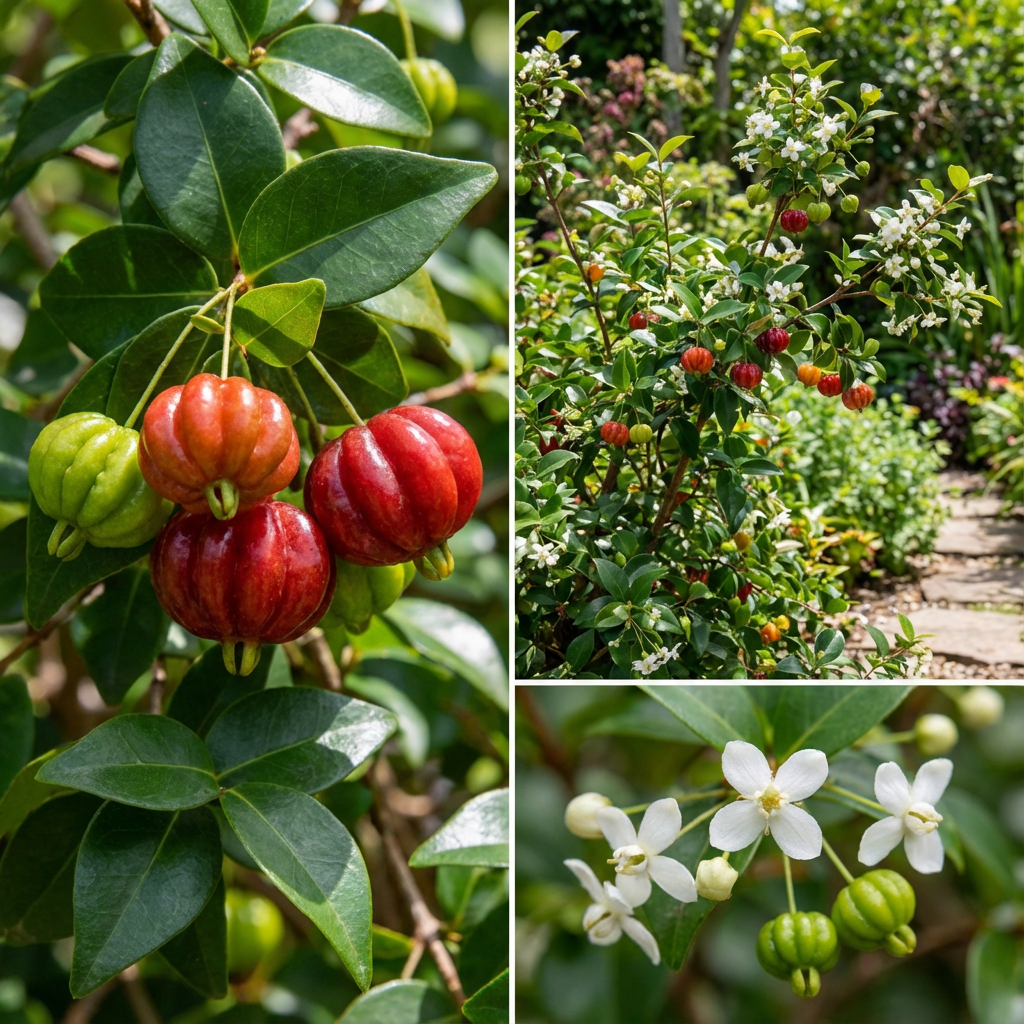 Suriname Cherry Eugenia uniflora Seeds for Planting in Patio Garden and Home Orchard