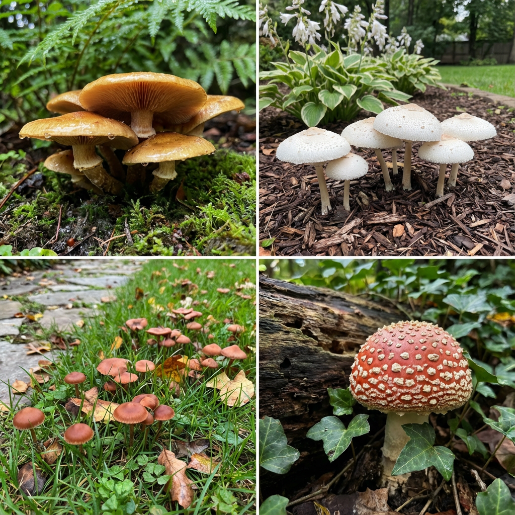 Mushroom Seeds for Planting Agaricus Bisporus kitchen garden edible bed