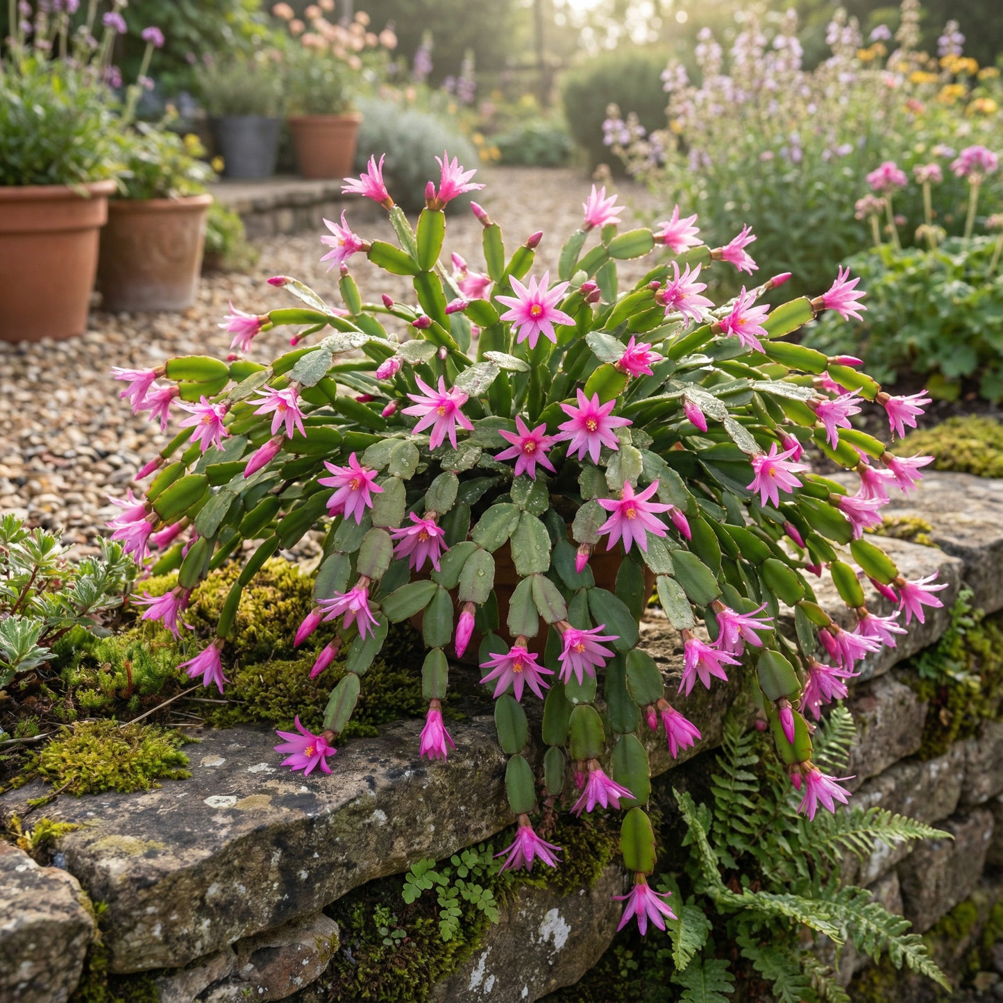 Pink Hatiora Rosea Planting Seeds - Beautiful Perennial Flower Seeds