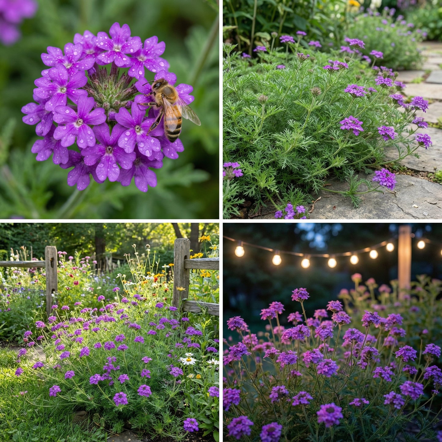 Purple Moss Verbena Seeds for Planting - Stunning Garden Ground Cover