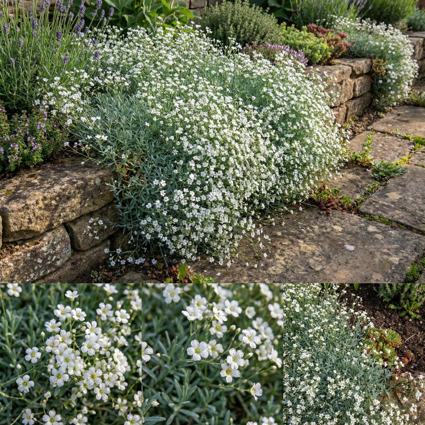 White Gypsophila Repens Plant Seeds for Vibrant Garden Displays