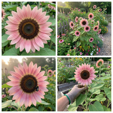 Pink Sunflower Planting Seeds  Grow Your Garden