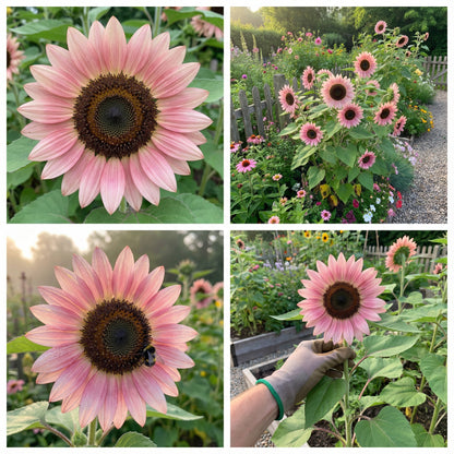 Pink Sunflower Planting Seeds  Grow Your Garden
