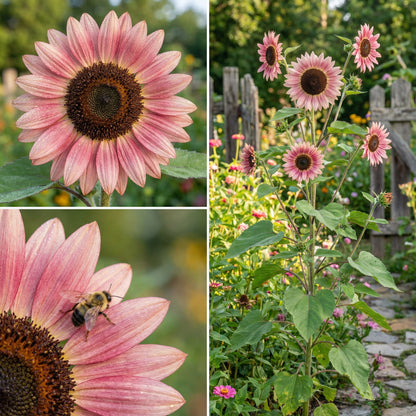 Pink Sunflower Planting Seeds  Grow Your Garden