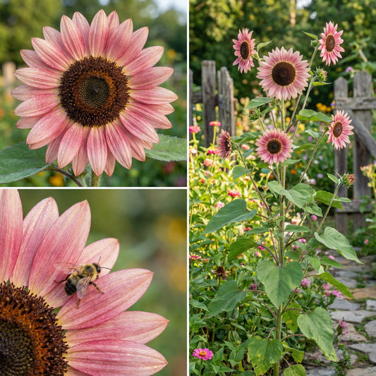 Pink Sunflower Planting Seeds  Grow Your Garden