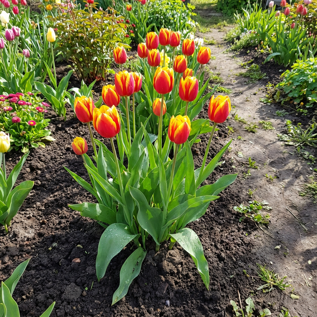 Tulip Petals Flower Seeds for Vibrant Garden Blooms - Ideal for Spring Planting and Decorative Landscaping