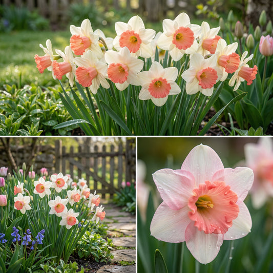 Pink White Narcissus Seeds for Planting  Elegant Spring Blooms