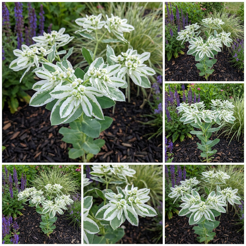 White Euphorbia Marginata for Beautiful Landscaping - Seeds for Vibrant Greenery