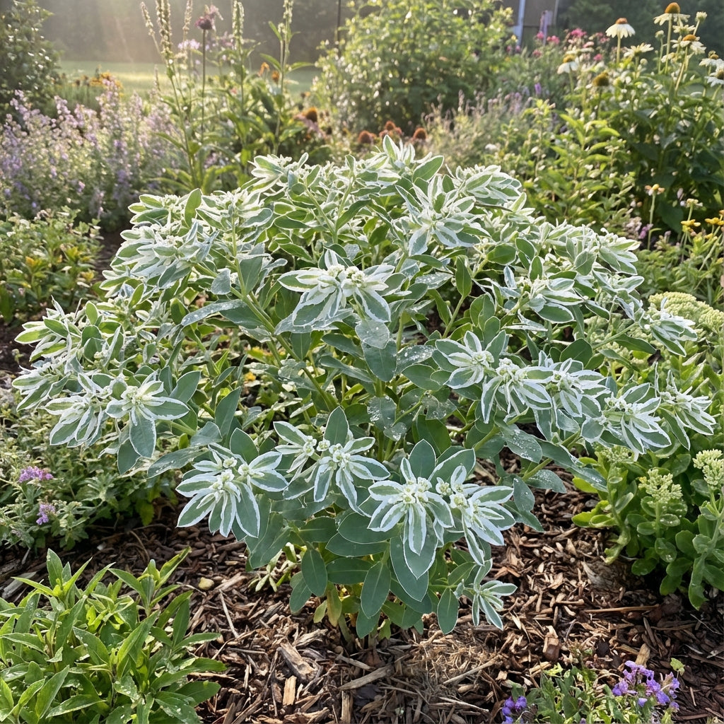White Euphorbia Marginata for Beautiful Landscaping - Seeds for Vibrant Greenery