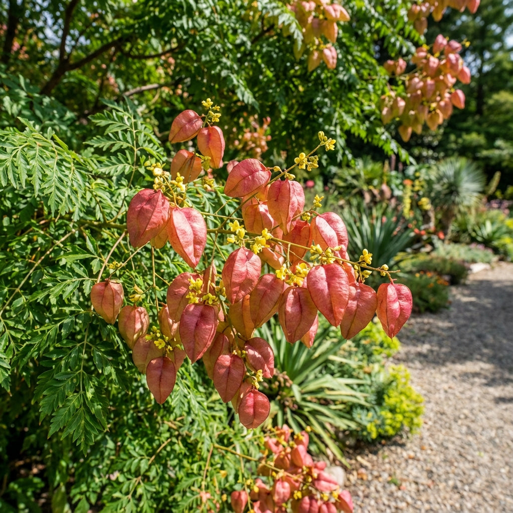 Red Koelreuteria Flower Seeds - Easy Planting for Vibrant Gardens