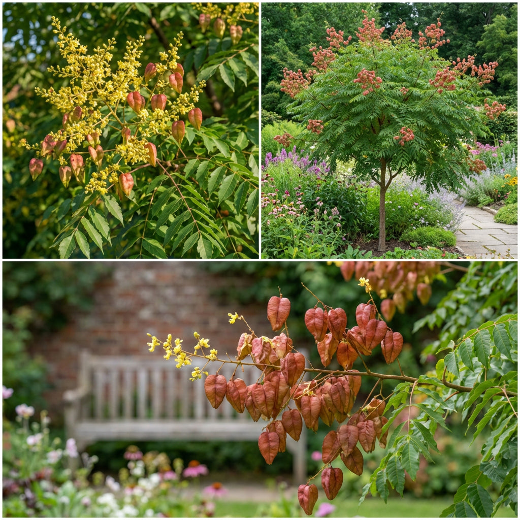 Red Koelreuteria Flower Seeds - Easy Planting for Vibrant Gardens