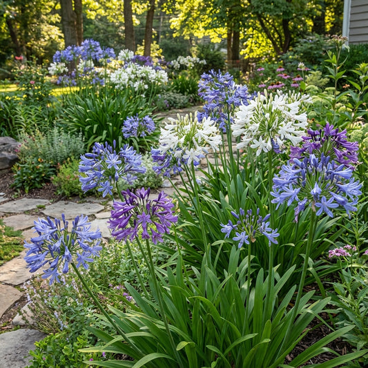 Mix Agapanthus Flower Planting Seeds - Vibrant Perennial Seeds for a Beautiful Garden
