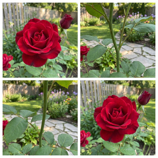 Red Thornless Rose Seeds for Planting  Beautiful Blooms Without Thorns