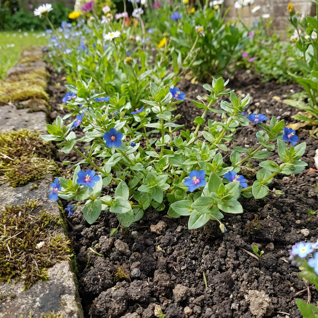 Blue Pimpernel Flower Seeds for Planting  Easy to Grow Annual Blooms