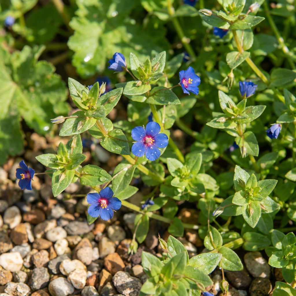 Blue Pimpernel Flower Seeds for Planting  Easy to Grow Annual Blooms