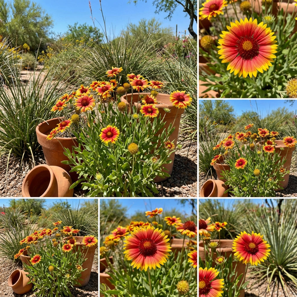Yellow and Red Arizona Flower Seeds for Planting