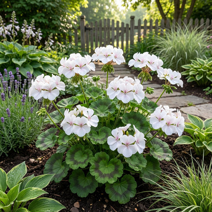 White Univalve Geranium Flower Seeds for Your Garden  Seed for Gorgeous and Lush Growth