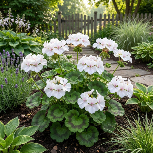 White Univalve Geranium Flower Seeds for Your Garden  Seed for Gorgeous and Lush Growth