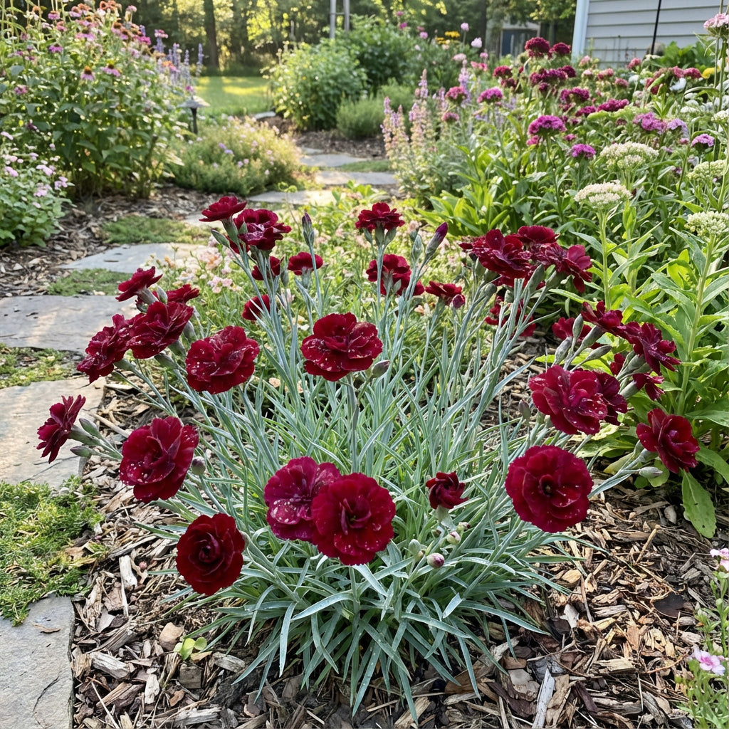 Maroon William Dianthus Seeds for Planting | Vibrant Annual Flower Seeds