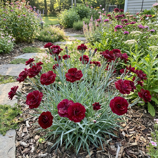 Maroon William Dianthus Seeds for Planting | Vibrant Annual Flower Seeds