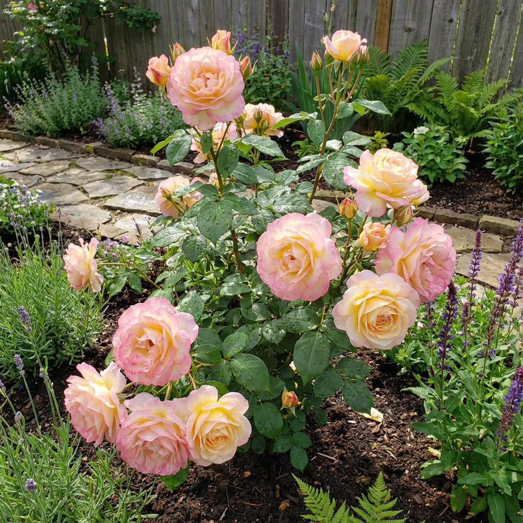 Pink Yellow Rose Flower Seeds for Planting - Vibrant Garden Roses, Spring & Fall Planting